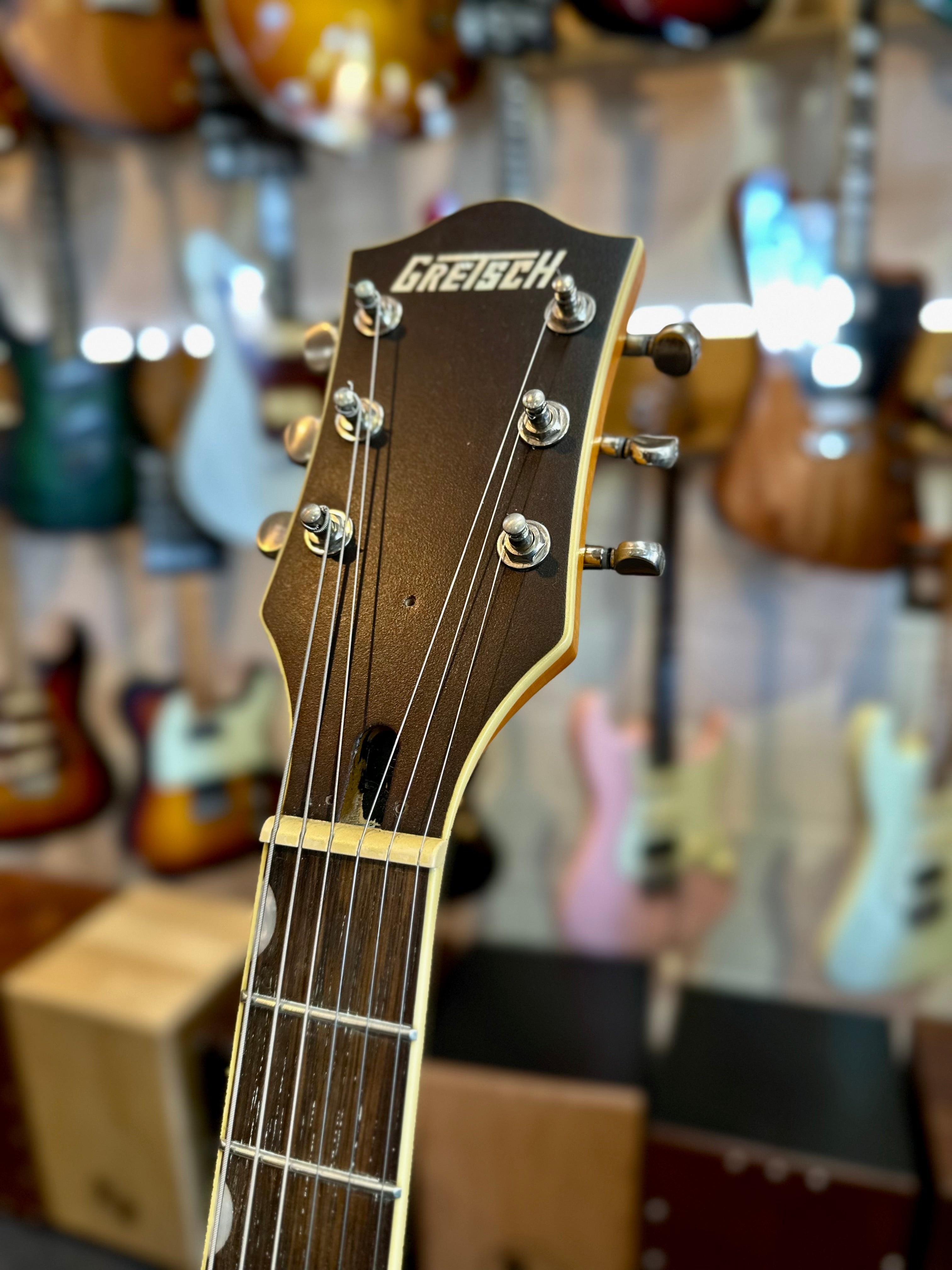 Gretsch | Leadbetter Rabid Dog Relic | G5622T| Relic Vintage Orange Gretsch | Leadbetter Rabid Dog Relic | G5622T| Relic Vintage Orange